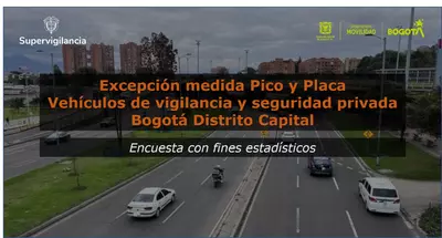 Avanza proceso de evaluación de la excepción de Pico y Placa para vehículos de vigilancia y seguridad privada en el marco de las actividades de la Red de Apoyo y Solidaridad Ciudadana del Distrito Capital