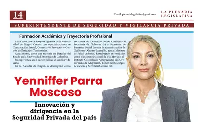 Superintendente de Vigilancia destacada en publicación del Periódico La Plenaria Legislativa