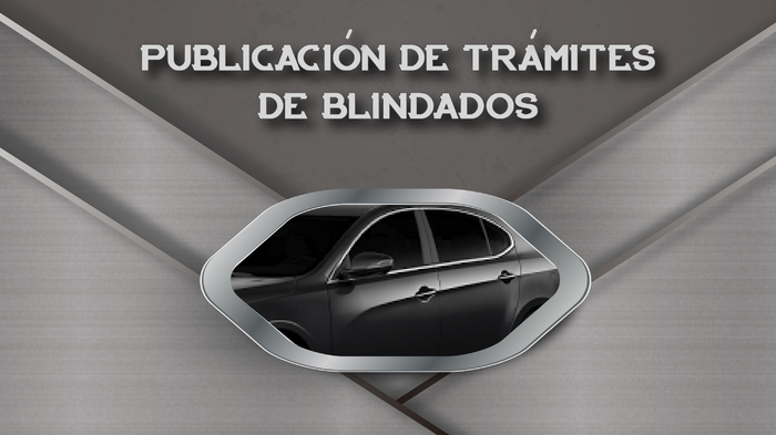 Publicación Trámites de Blindados, Comité 030 de 2019