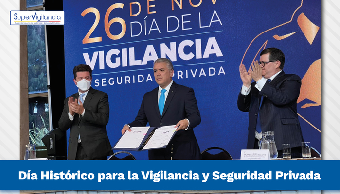 Presidente Iván Duque Márquez firmó los Decretos Reglamentarios de la Ley del Vigilante que benefician al personal operativo, en conmemoración del “Día nacional de la Vigilancia y Seguridad Privada”