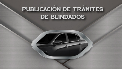 Publicación Trámites de Blindados, Comité 030